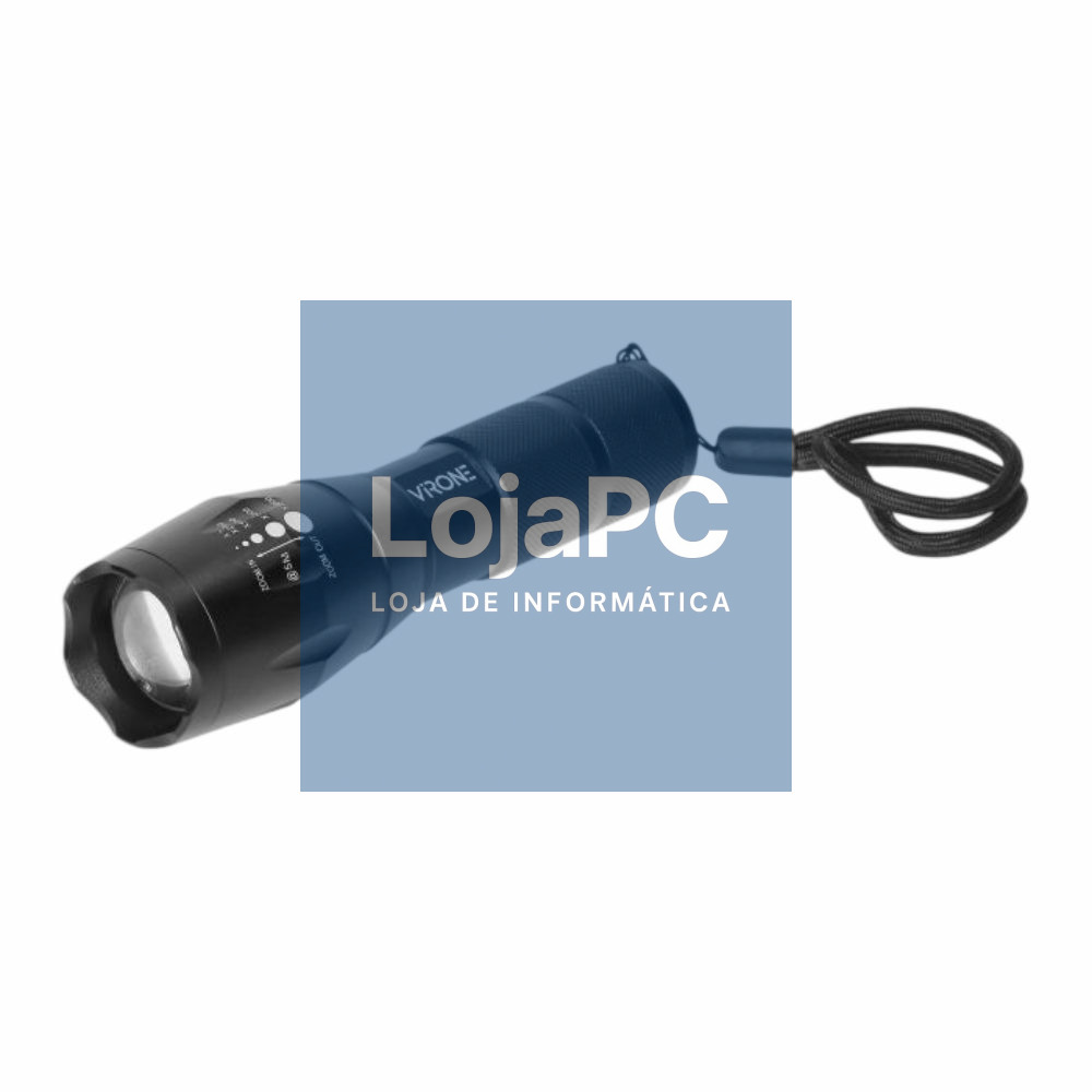 Lanterna De Bolso LED CREE 10W 800lm ZOOM VIRONE