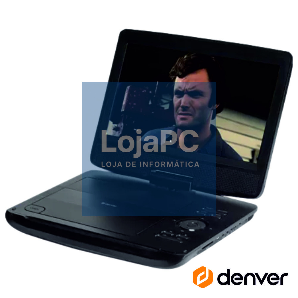Leitor DVD Portátil 10" C/ LCD DENVER