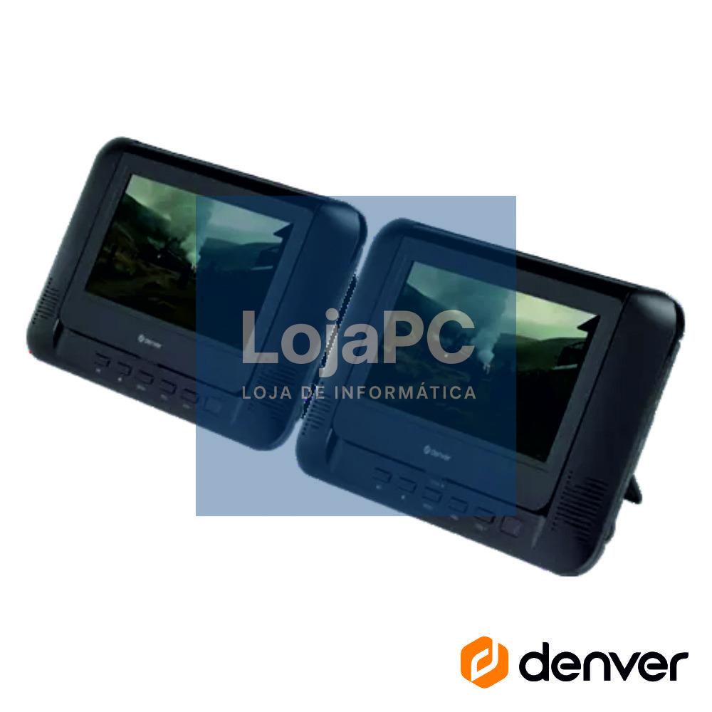 Leitor DVD Portátil 7" C/ 2 LCD DENVER