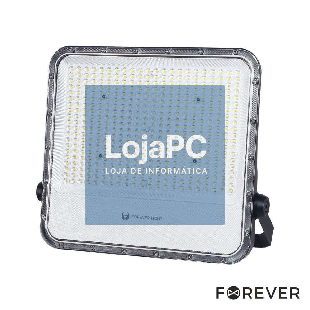 Foco LED 300W 230V 4000K 45000lm IP65 Preto FOREVER