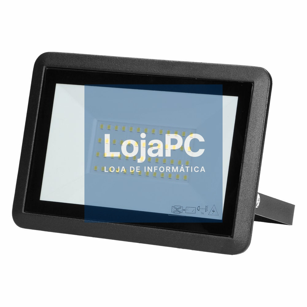 Foco LED 50W 230V 4000K 4000LM Preto ADVITI