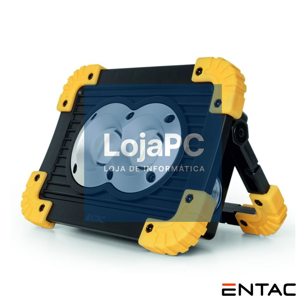 Foco LED Portátil Recarregável 6W+1W 240lm IP65 ENTAC