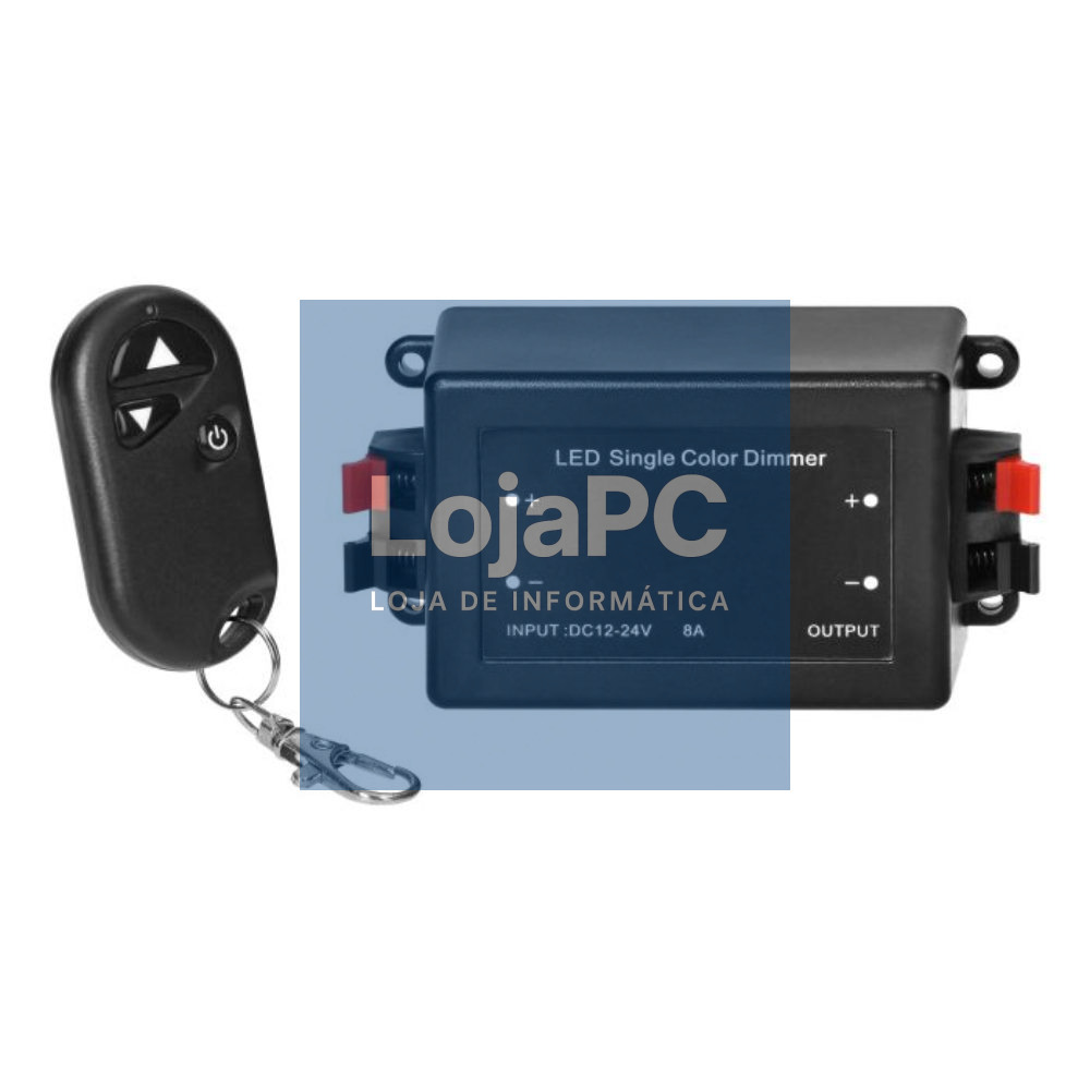 Regulador De Luz LED Dimmer 12-24V 8A RF VIRONE