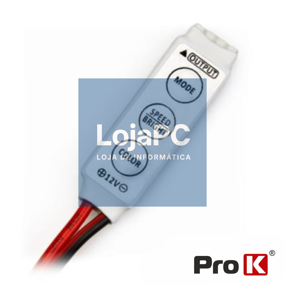 CONTROLADOR P/ FITA LEDS RGB 12V PROK