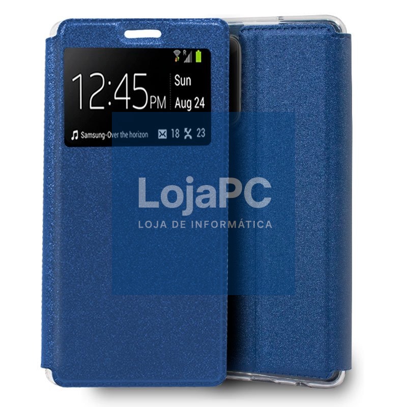 COOL Flip Cover for Samsung N985 Galaxy Note 20 Ultra Smooth Blue
