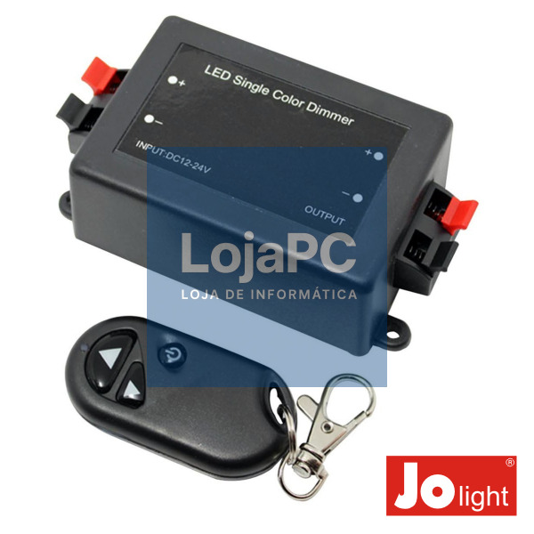 CONTROLADOR P/ FITA LEDS C/COMANDO 12/24V