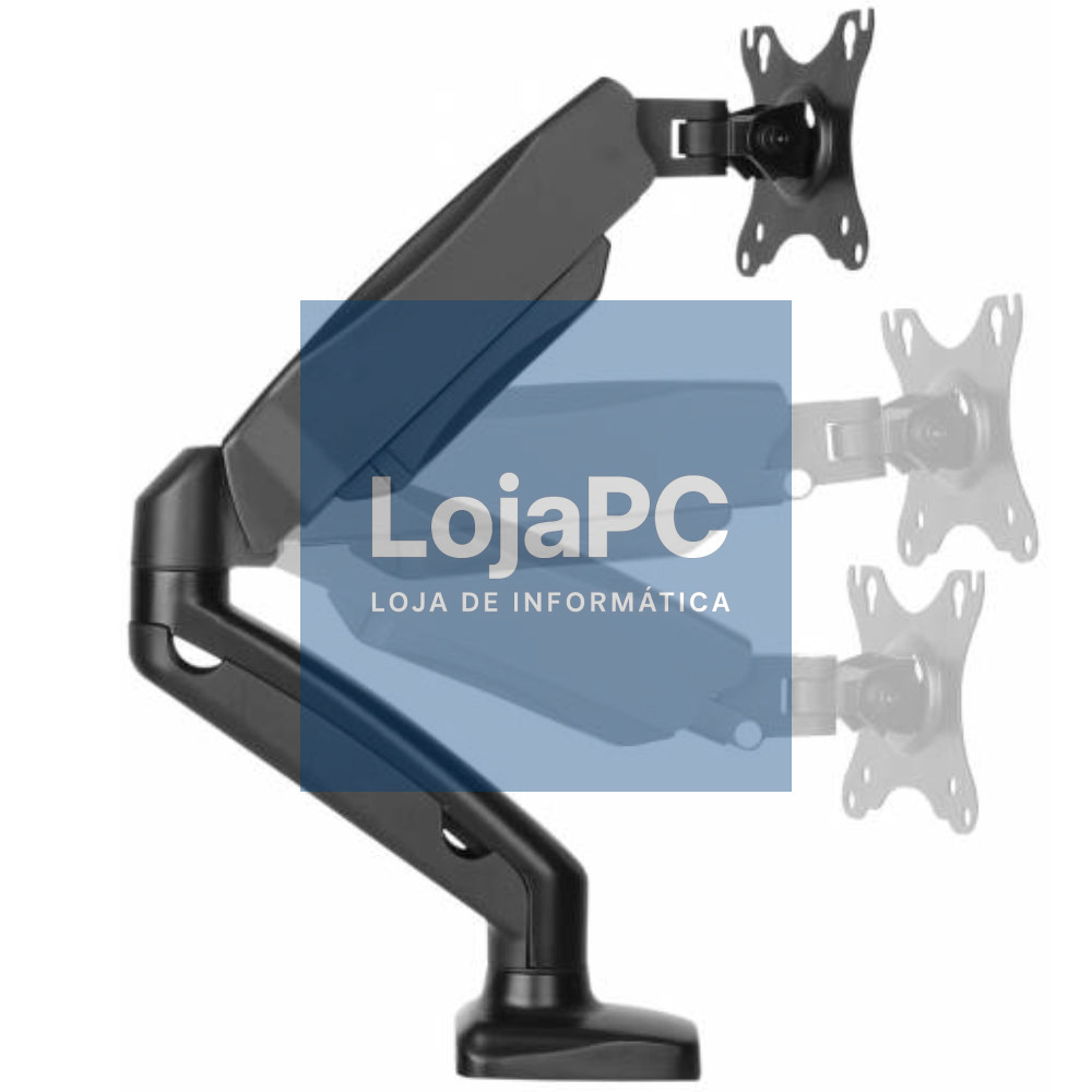 SUPORTE LCD/LED ARTICULADO DE MESA 13"27" -45º/+90º