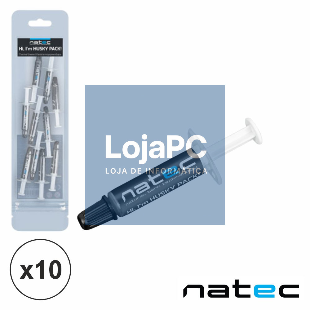 Tubo Pasta Térmica 1g Embalagem C/ 10 Unidades NATEC