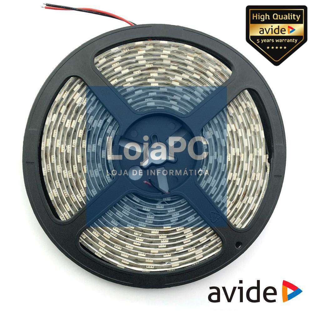 FITA 300 LEDS 3528 4000K 12V 5M IP65 AVIDE