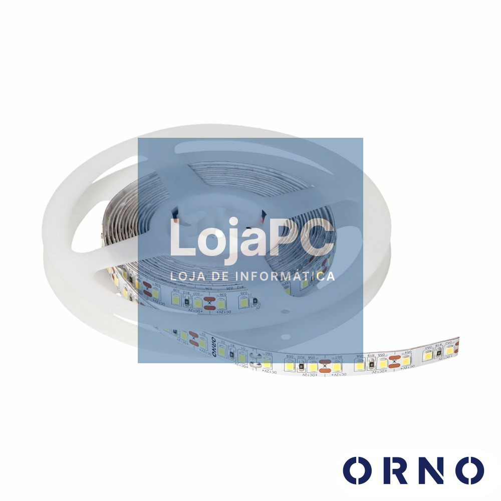 Fita 600 LEDS 2835 3000K 12V 9.6W/m 5m IP20 ORNO