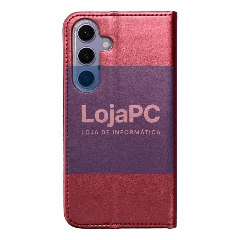 COOL Flip Cover for Samsung S921 Galaxy S24 / S25 Smooth Burgundy — imagem 2