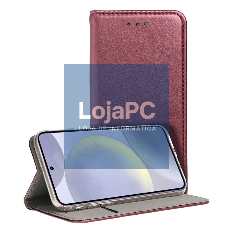 COOL Flip Cover for Samsung S921 Galaxy S24 / S25 Smooth Burgundy