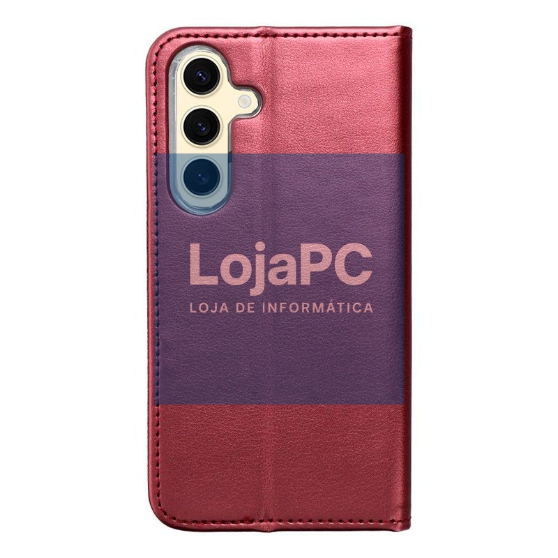 COOL Flip Cover for Samsung S926 Galaxy S24 Plus / S25 Plus Smooth Burgundy — imagem 2