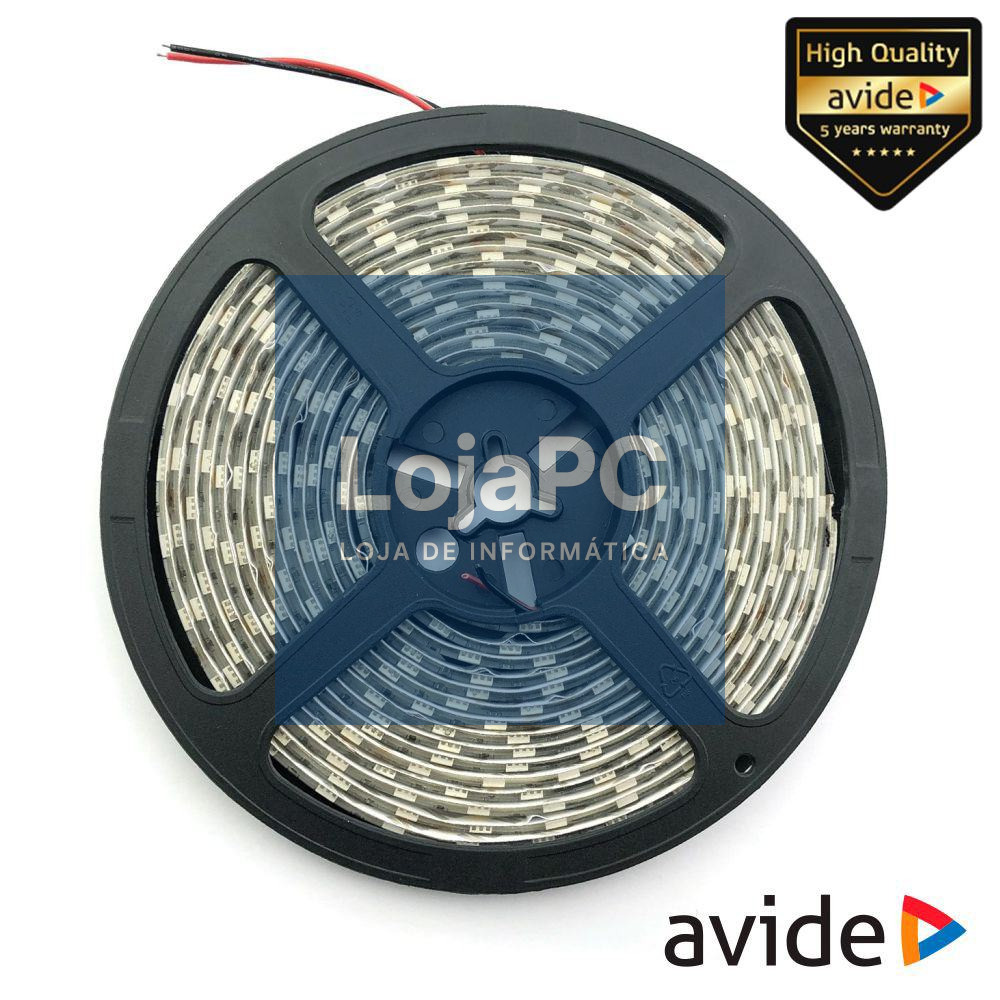 Fita 600 LEDS 2835 6400K 24V 24W/m 5m IP65 AVIDE