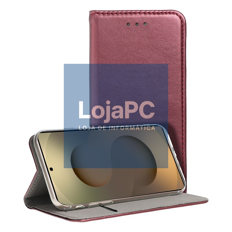COOL Flip Cover for Samsung S938 Galaxy S25 Ultra Smooth Burgundy