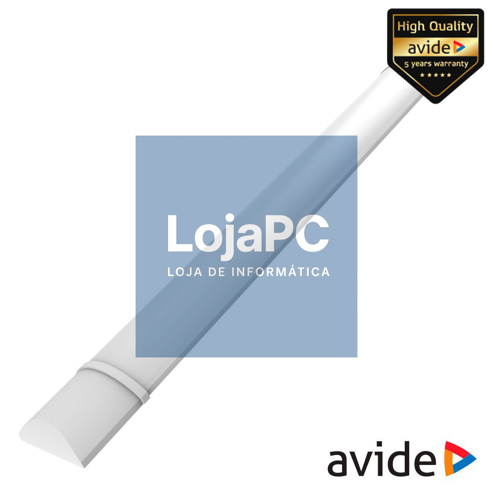 Armadura LED Batten Slim 30W 120cm IP40 4000K 3000lm AVIDE