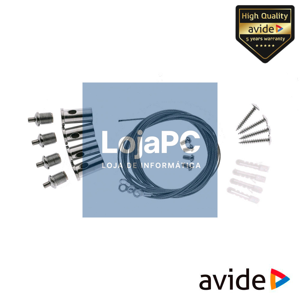 CONJUNTO DE SUSPENSÃO P/ PAINEL LED AVIDE