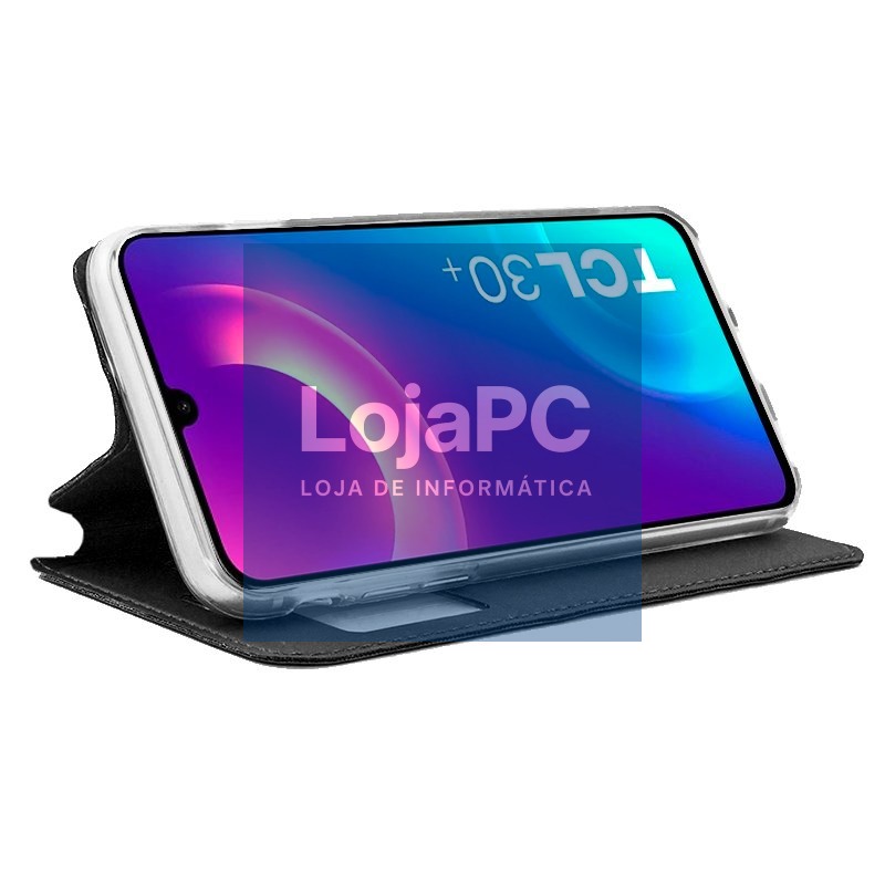 COOL Flip Cover for TCL 30 Plus / 30 / 30 5G Smooth Black — imagem 2
