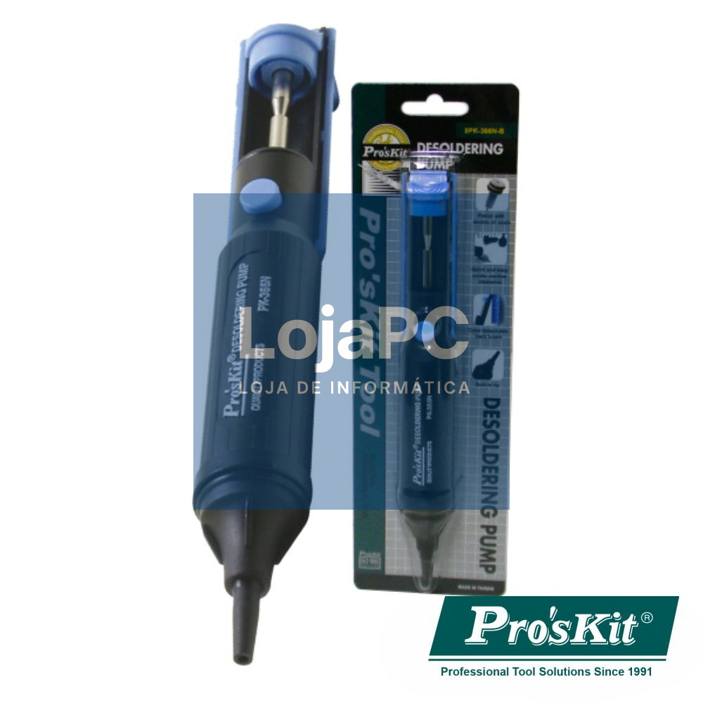 BOMBA DESSOLDADORA PROFISSIONAL ABS PRETA PROSKIT