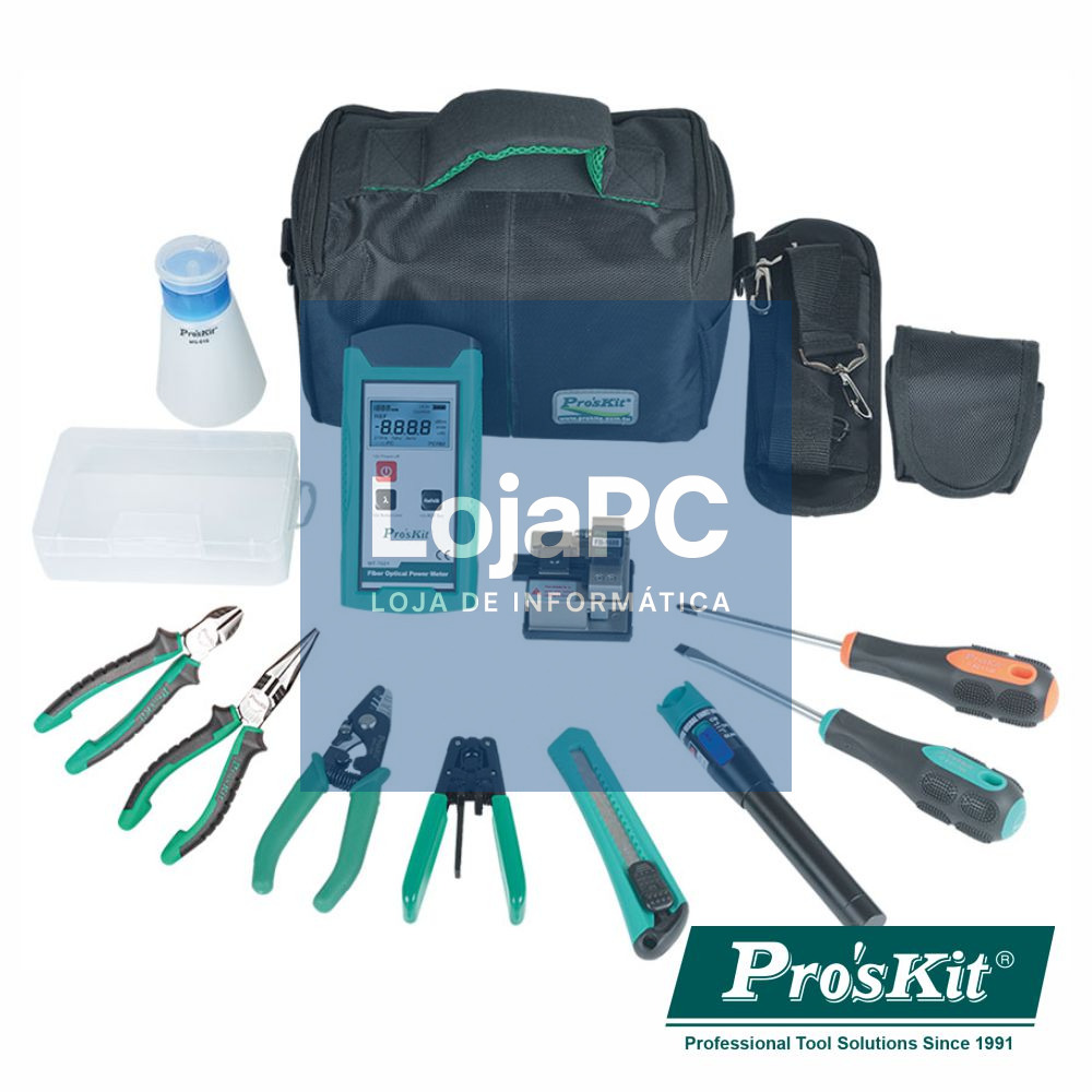 Mala Ferramentas Profissional Fibra Óptica PROSKIT