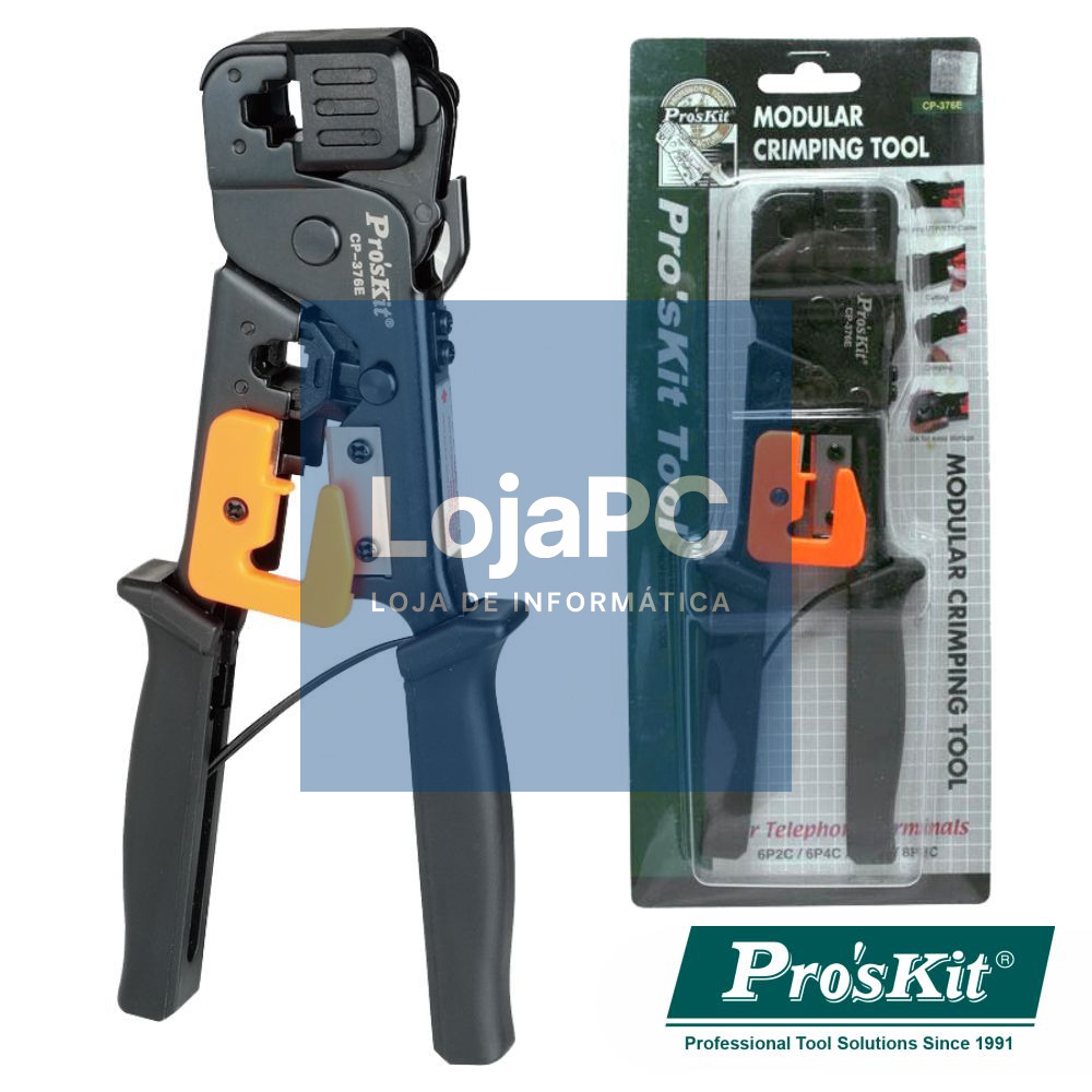 ALICATE DE CRAVAR RJ45/RJ11 PROSKIT