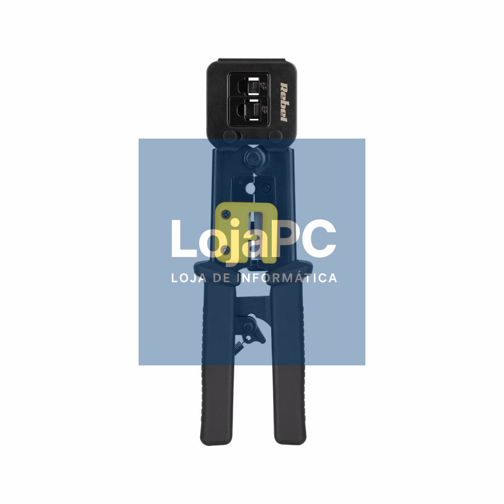 Alicate de Cravar RJ11/RJ12/RJ45 Passante REBEL