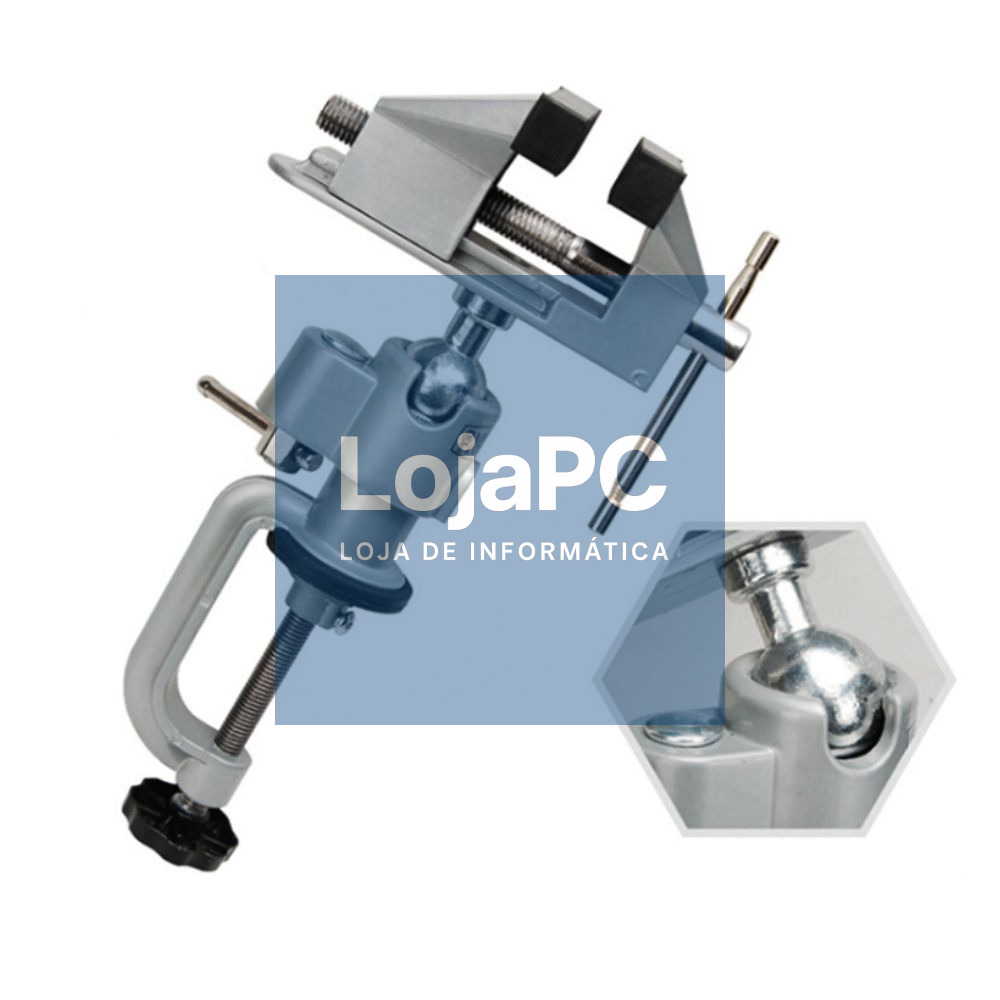Mini Torno Compacto em Alumínio