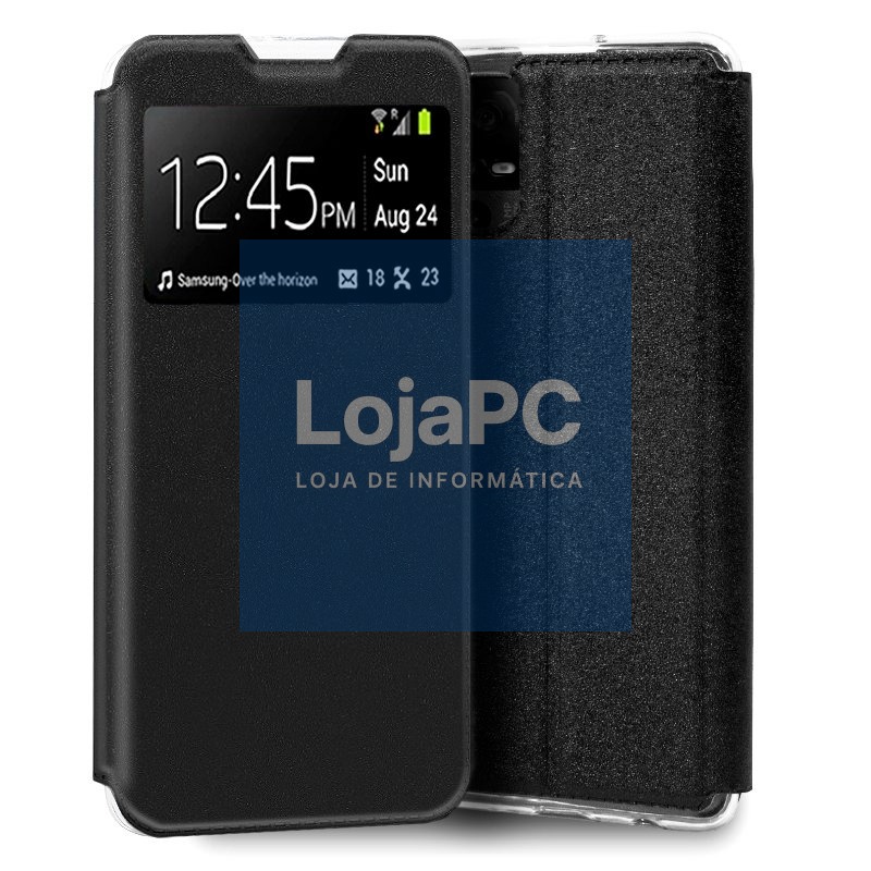 COOL Flip Cover for TCL 40R 5G Smooth Black
