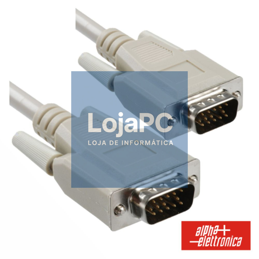 Cabo VGA Macho HD 15p / Macho HD 15p 1.8m ALPHA