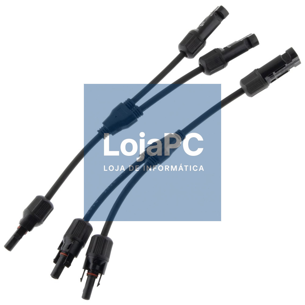 Conjunto de Adaptadores Em Y P/ Fichas Solares 2xMC4