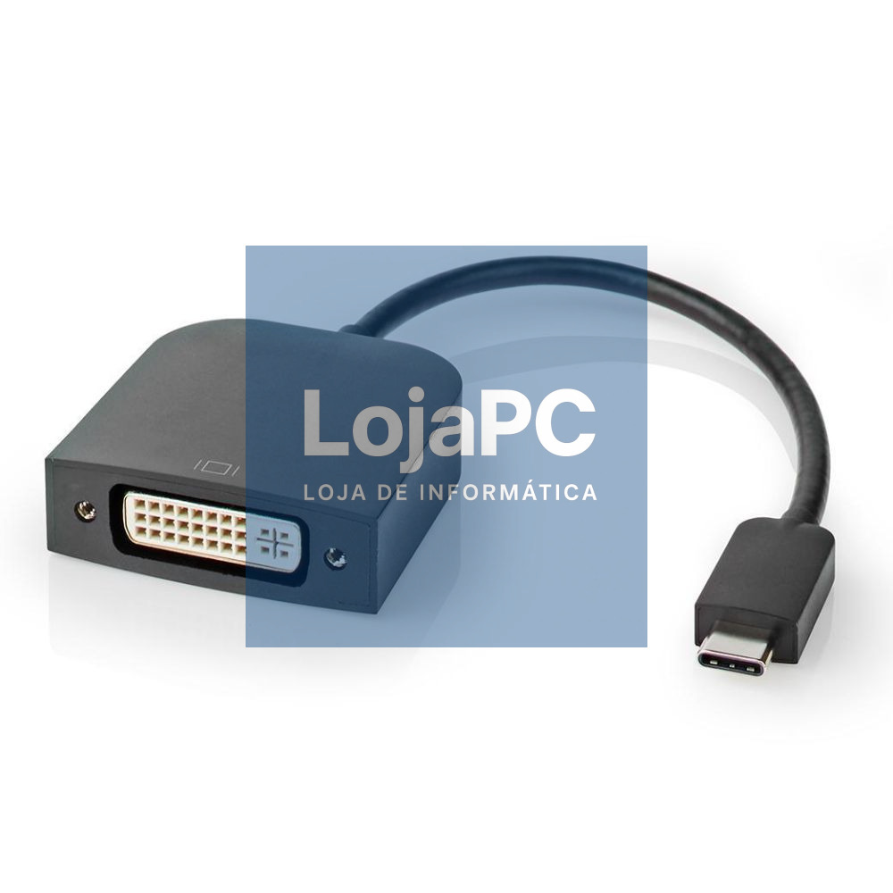 Adaptador USB-C Macho / DVI-D 24+1 Fêmea Preto NEDIS