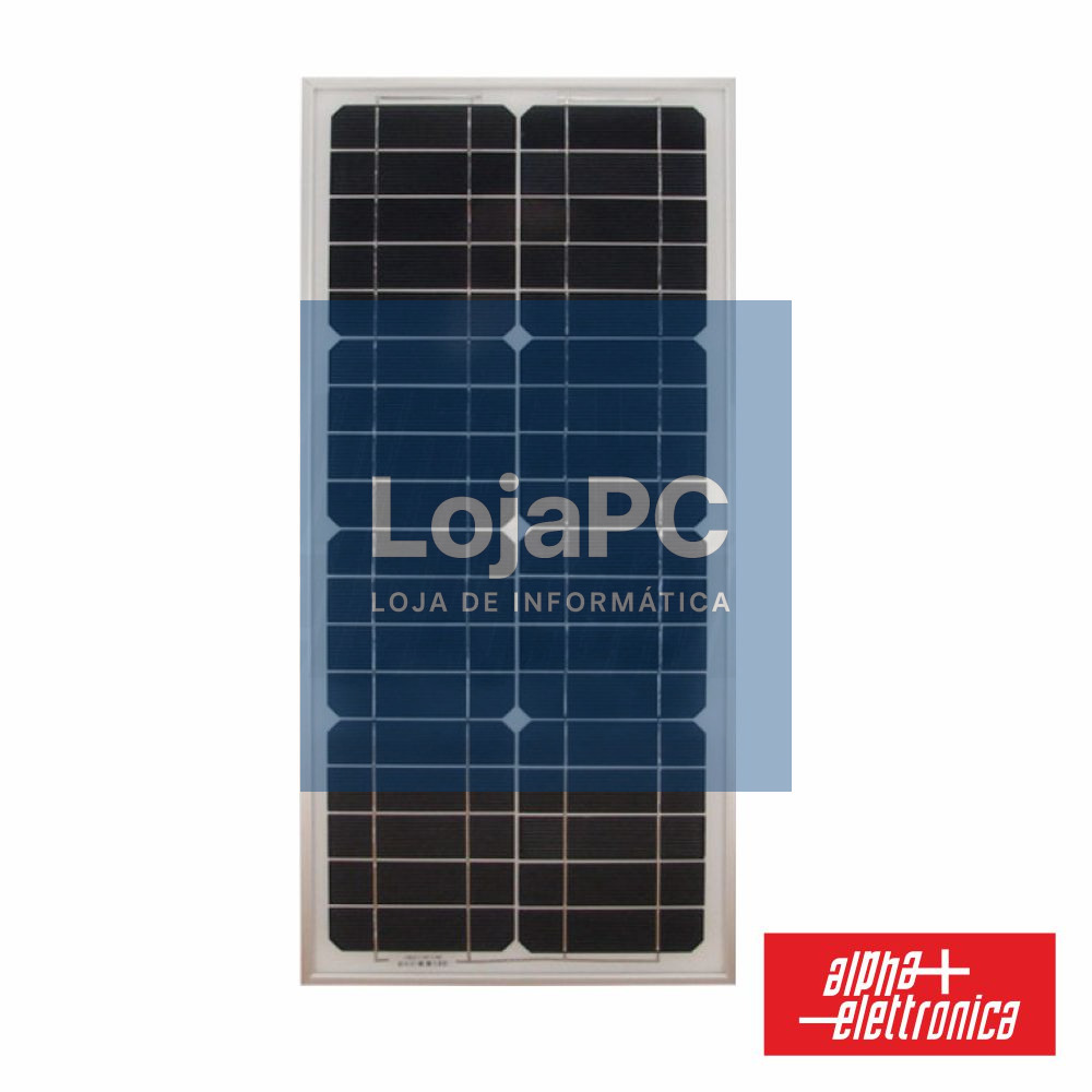 Painel Fotovoltaico 21.7V 27W Silicio Monocristalino ALPHA