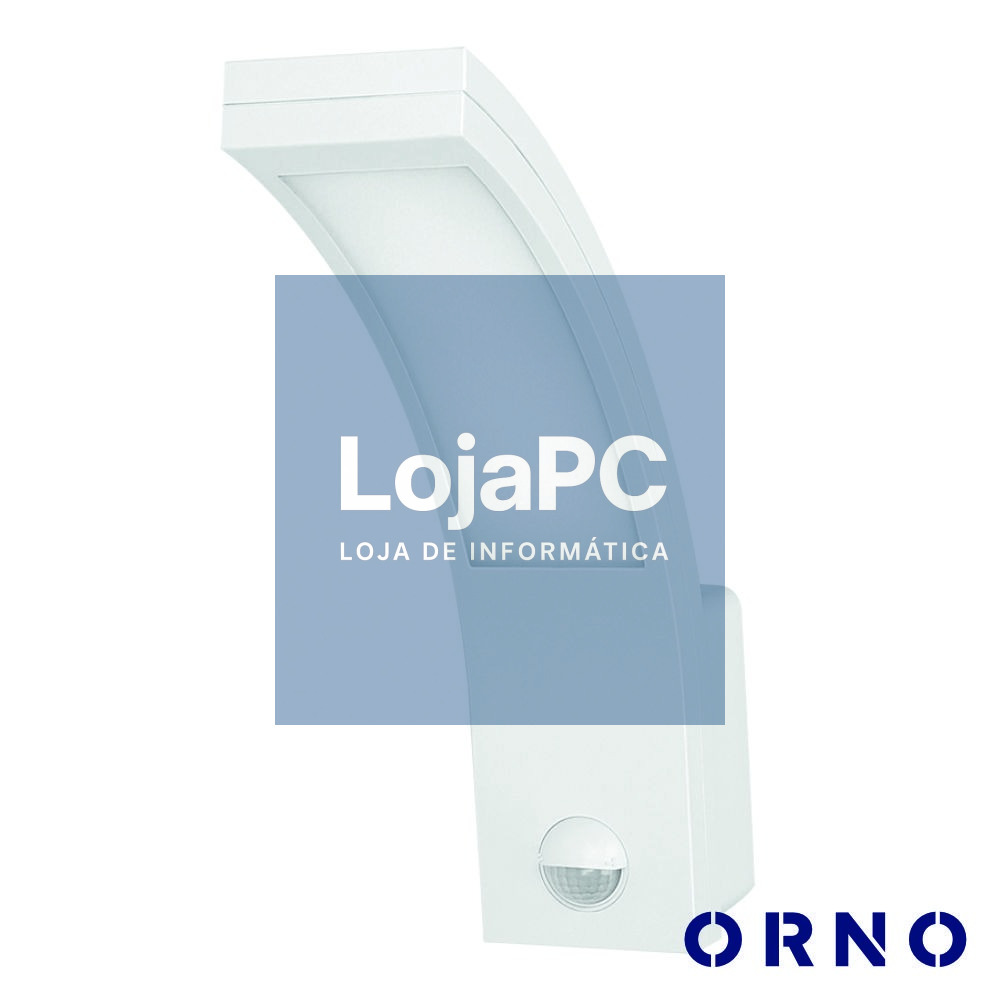Candeeiro LED 10W 750lm 4000K P/ Exterior C/ Sensor PIR ORNO