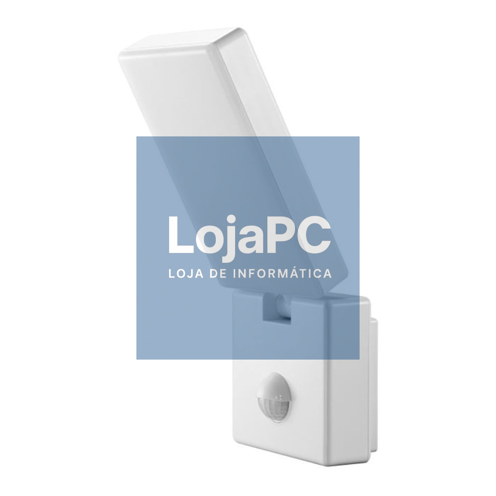 Aplique LED 10W 800lm 4000K IP65 C/ Sensor Branco ADVITI