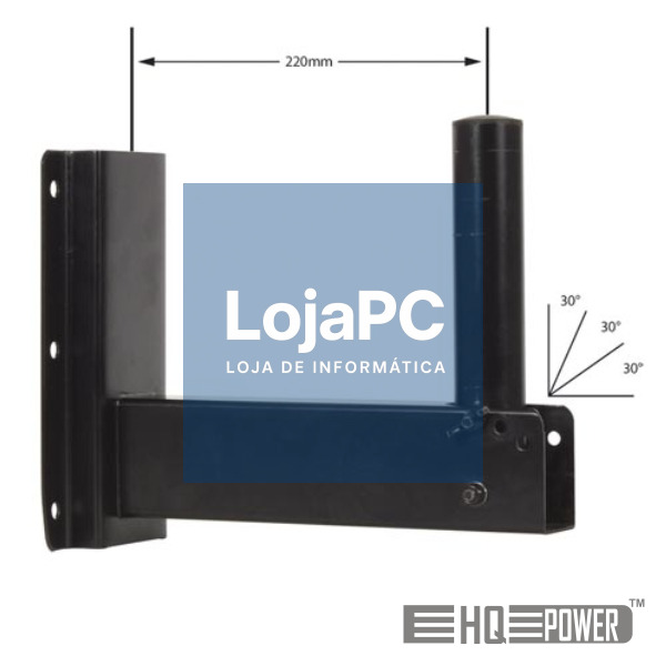 SUPORTE P/ COLUNA PAREDE 50KG HQ POWER