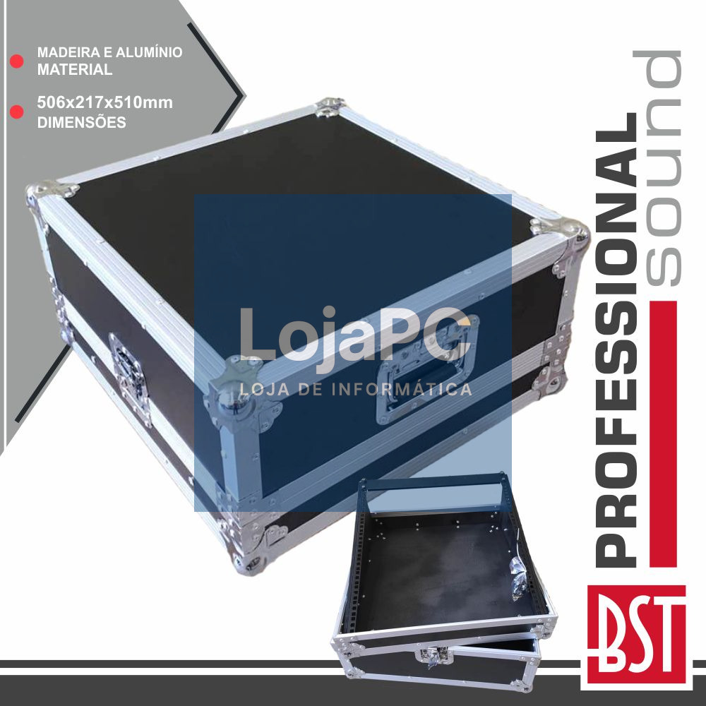 MALA 19" P/ EQUIPAMENTOS DJ 13U BST