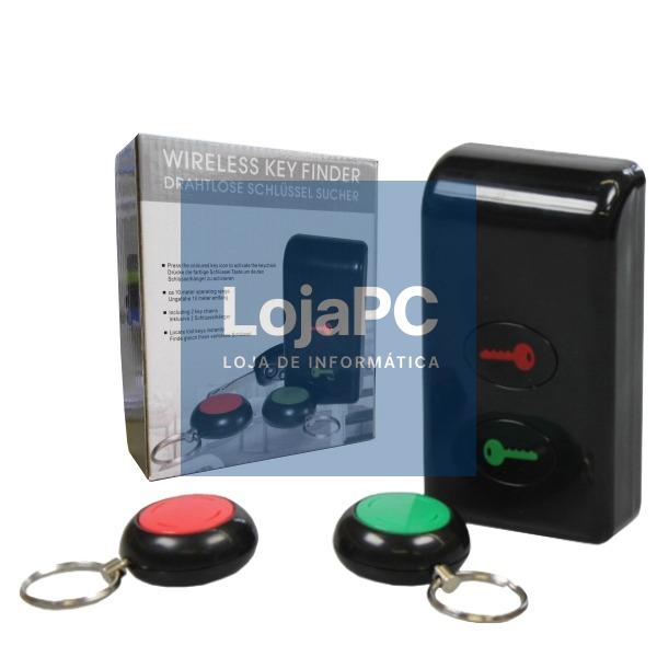 CONJUNTO DE 2 PORTA-CHAVES E RECEPTOR C/DETECTOR
