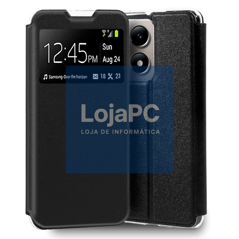 COOL Flip Cover for Xiaomi 14T Pro Smooth Black