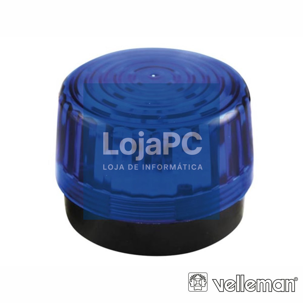 LÂMPADA ESTROBOSCÓPICA 12VDC AZUL VELLEMAN