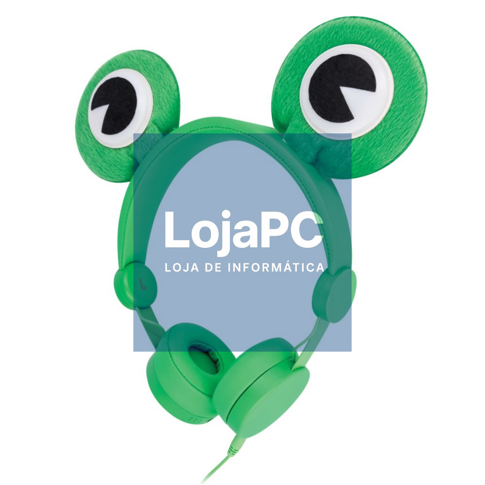 Auscultadores Stereo C/ Fios Froggy