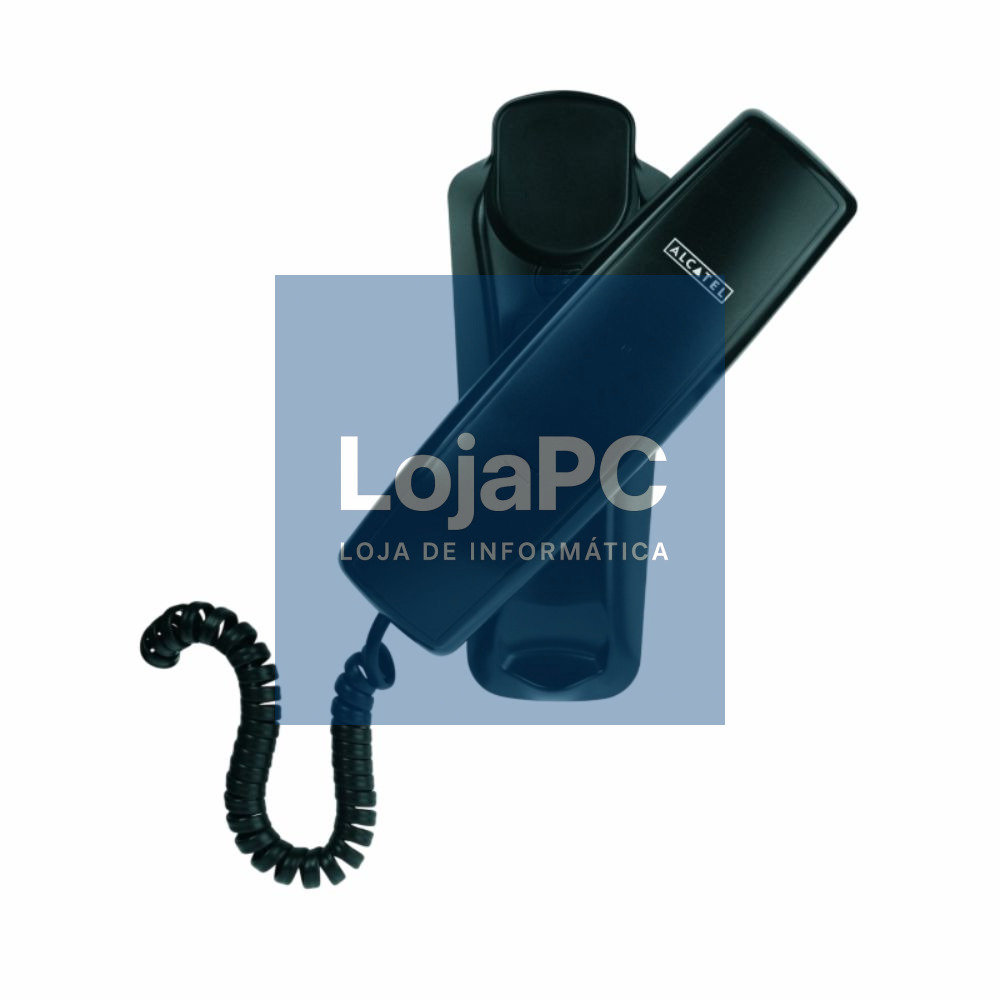 Telefone Fixo Preto ALCATEL