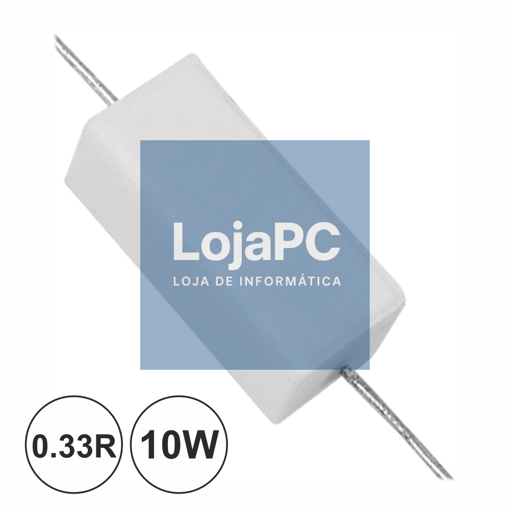 RESISTÊNCIA BOBINADA 0.33R 10W