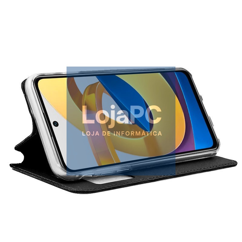 COOL Flip Cover for Xiaomi Poco M4 Pro 5G / Redmi Note 11S 5G Smooth Black — imagem 2