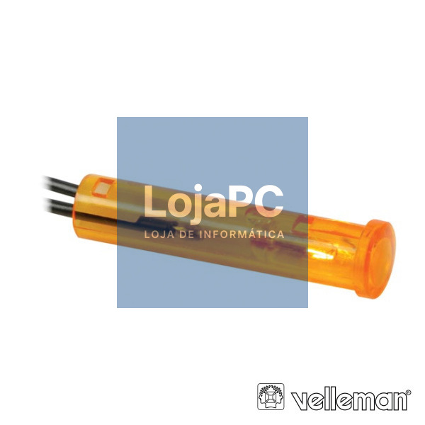 LUZ PILOTO REDONDO ÂMBAR 12V 7MM VELLEMAN