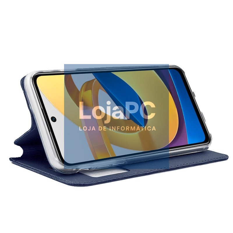 COOL Flip Cover for Xiaomi Poco M4 Pro 5G / Redmi Note 11S 5G Smooth Blue — imagem 2