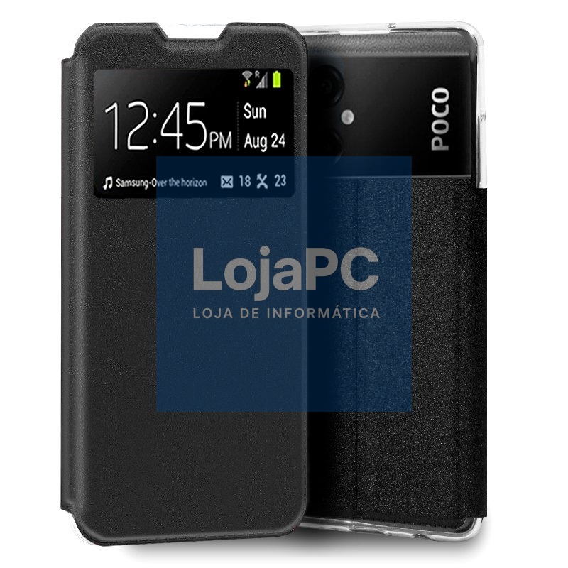 COOL Flip Cover for Xiaomi Poco M5 Smooth Black