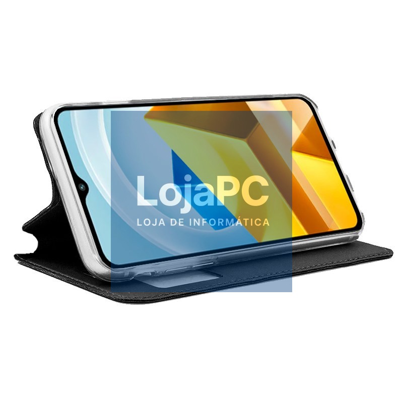 COOL Flip Cover for Xiaomi Poco M5 Smooth Black — imagem 2