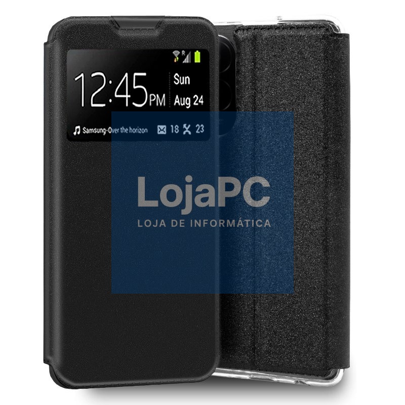 COOL Flip Cover for Xiaomi Poco M7 Smooth Black