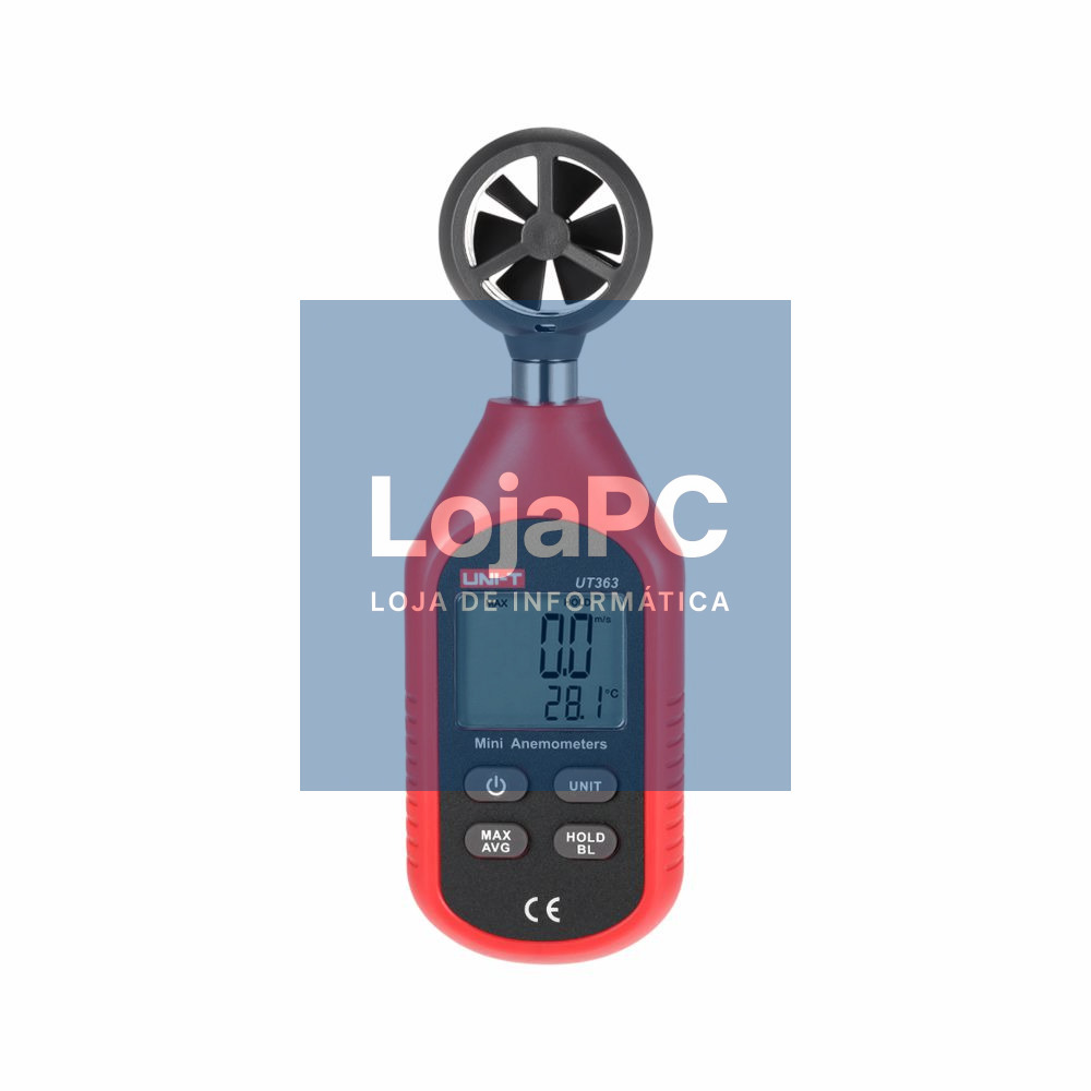 Anemómetro Digital C/ Temperatura 30m/s UNI-T
