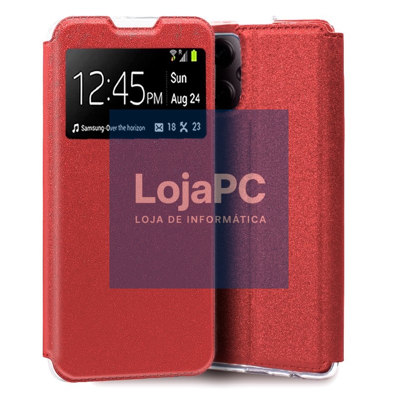COOL Flip Cover for Xiaomi Poco X5 Pro 5G Smooth Red